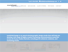 Tablet Screenshot of markfielddesign.com
